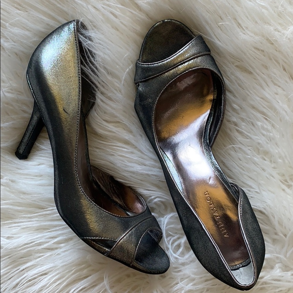 Ann Taylor metallic heels